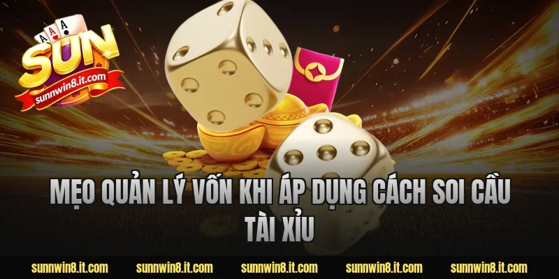 Mẹo quản lý vốn khi áp dụng cách soi cầu tài xỉu